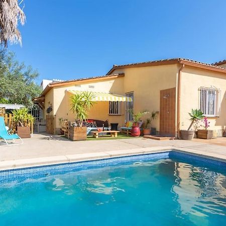 S46-Casa De Vacaciones Climatizada Con Piscina, En El Centro Junto Al Mar, Barbacoa Y Wiifi エンプリアブラバ エクステリア 写真